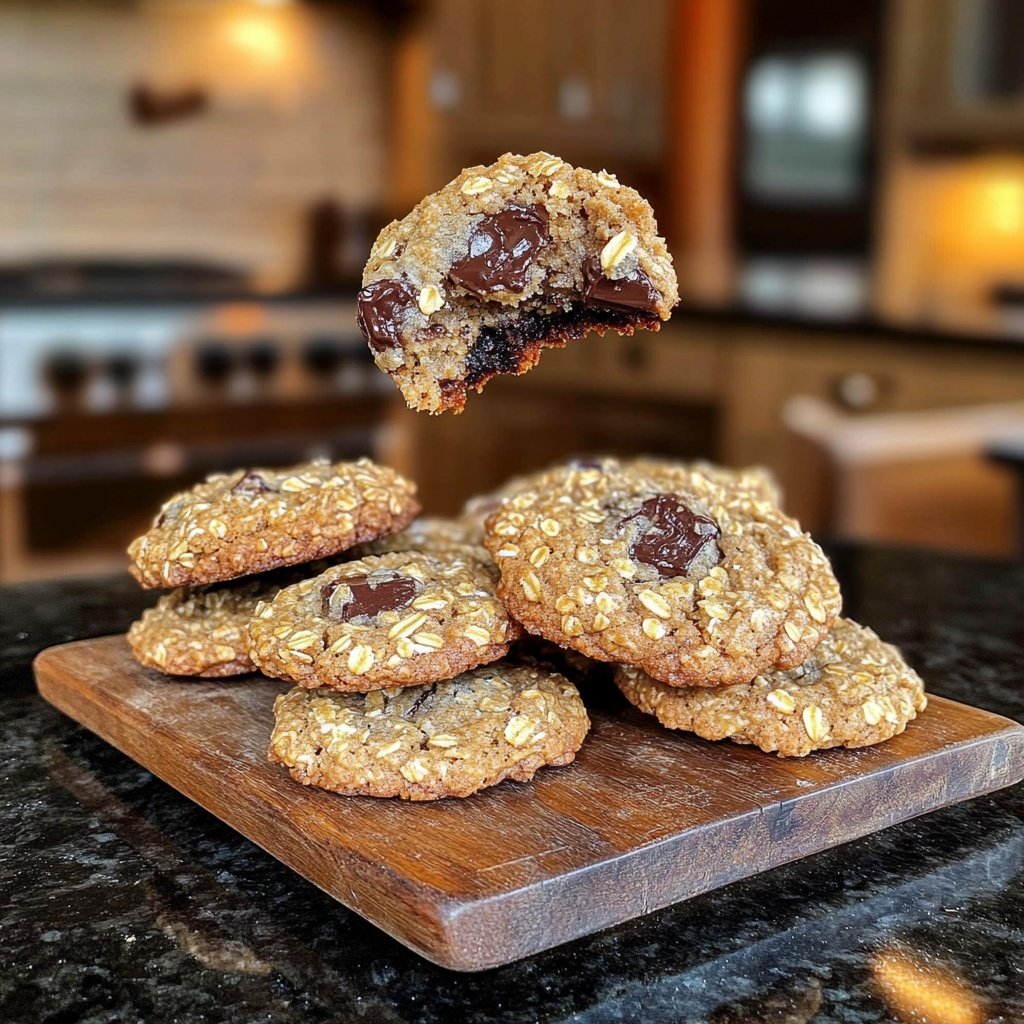 Schoko-Hafer Cookies – glutenfrei & vegan