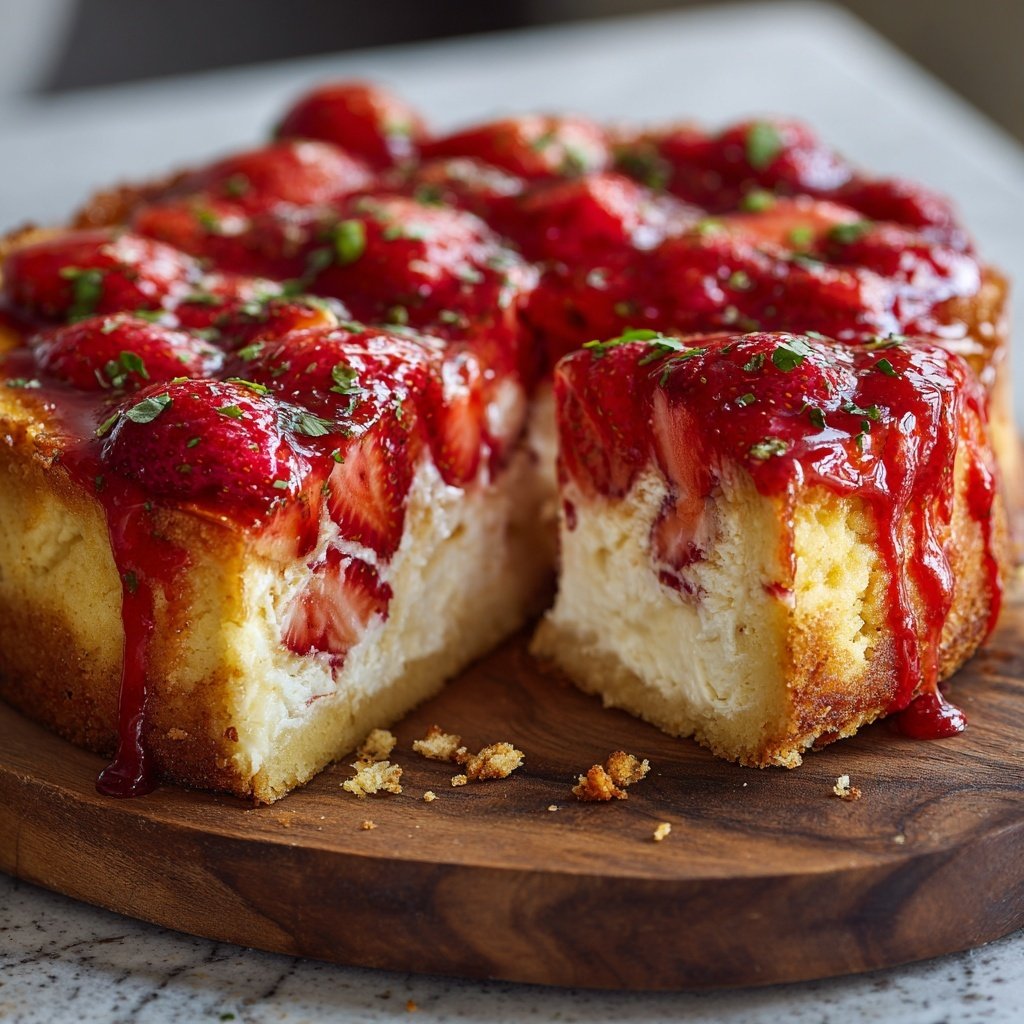 Saftiger Erdbeerkuchen Mit Joghurt Teig