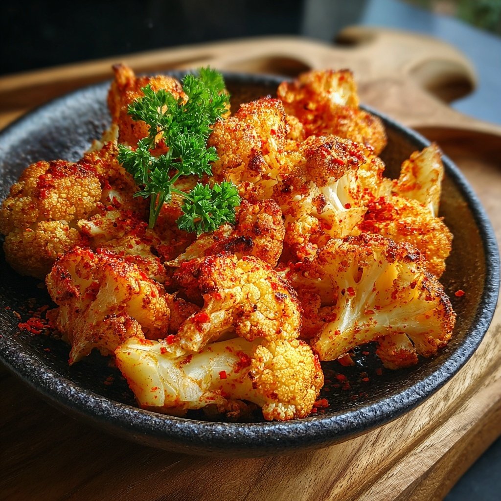 Blumenkohl mit Paprikapulver