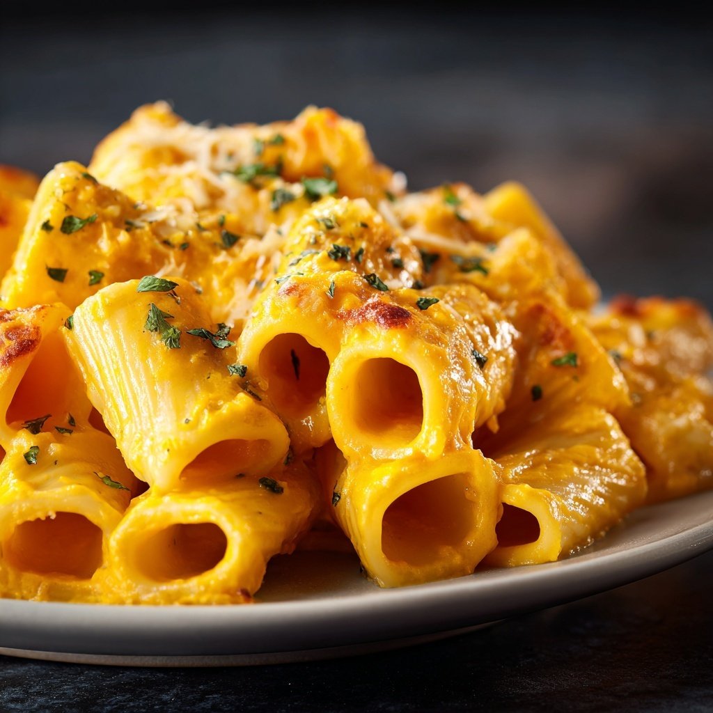Rigatoni mit Kürbiscreme