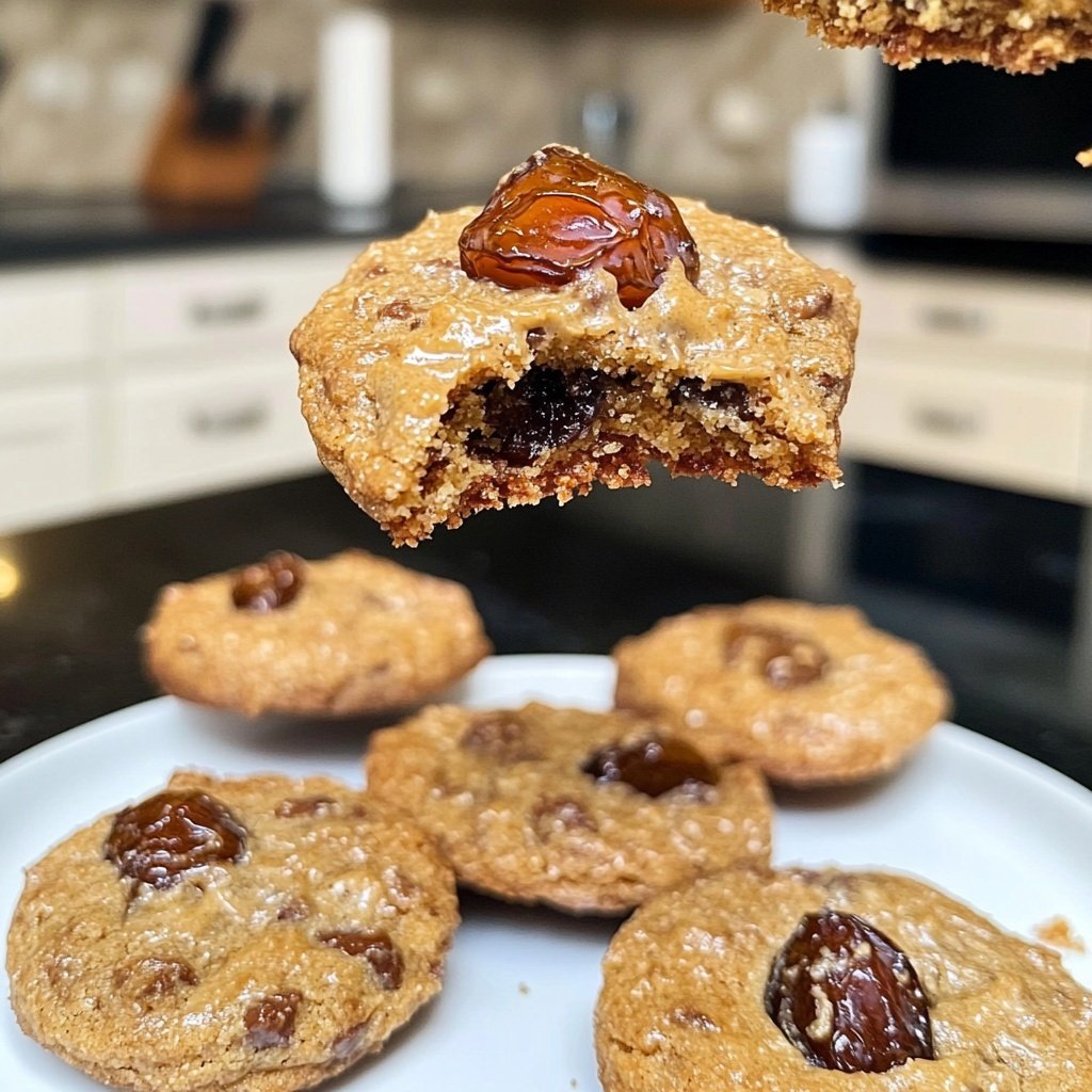 Dattel-Erdnussbutter-Cookies – vegan