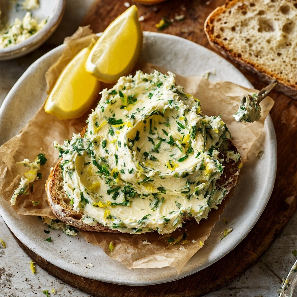 Kräuterbutter Mit Zitronenschale