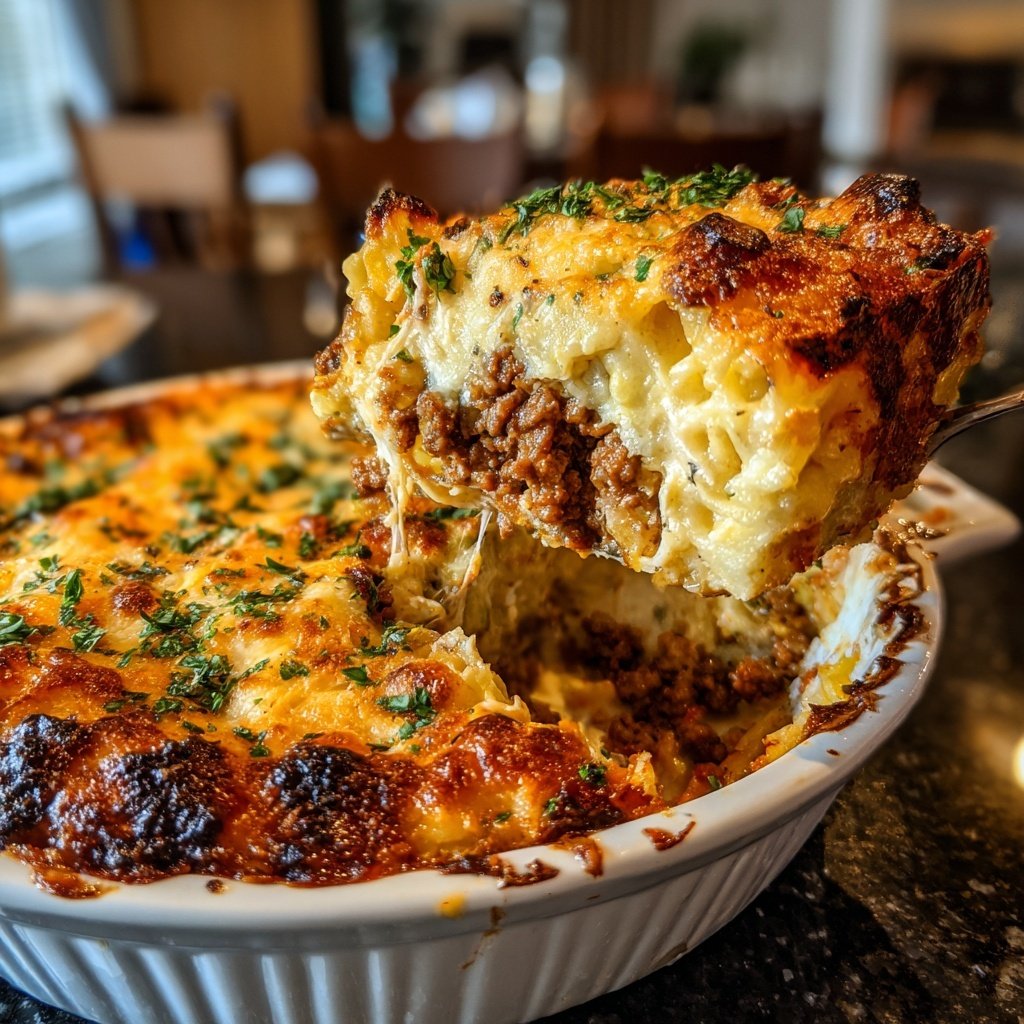 Nudelauflauf italienisch