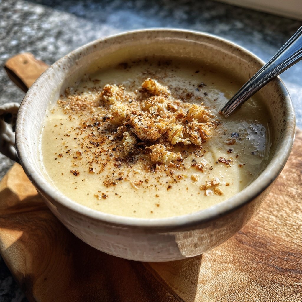Blumenkohlsuppe mit Muskat