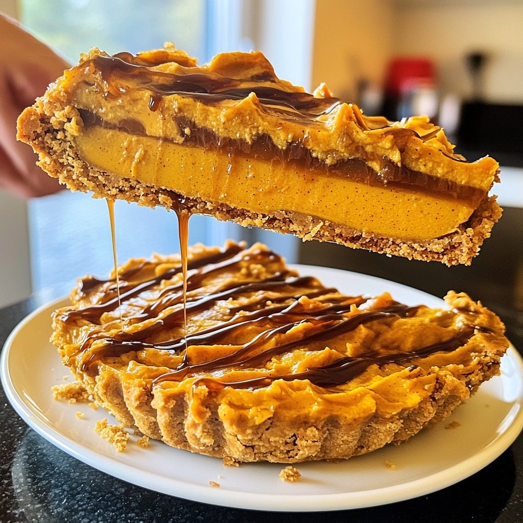 Ultimativer Kürbis-Karamell-Käsekuchen