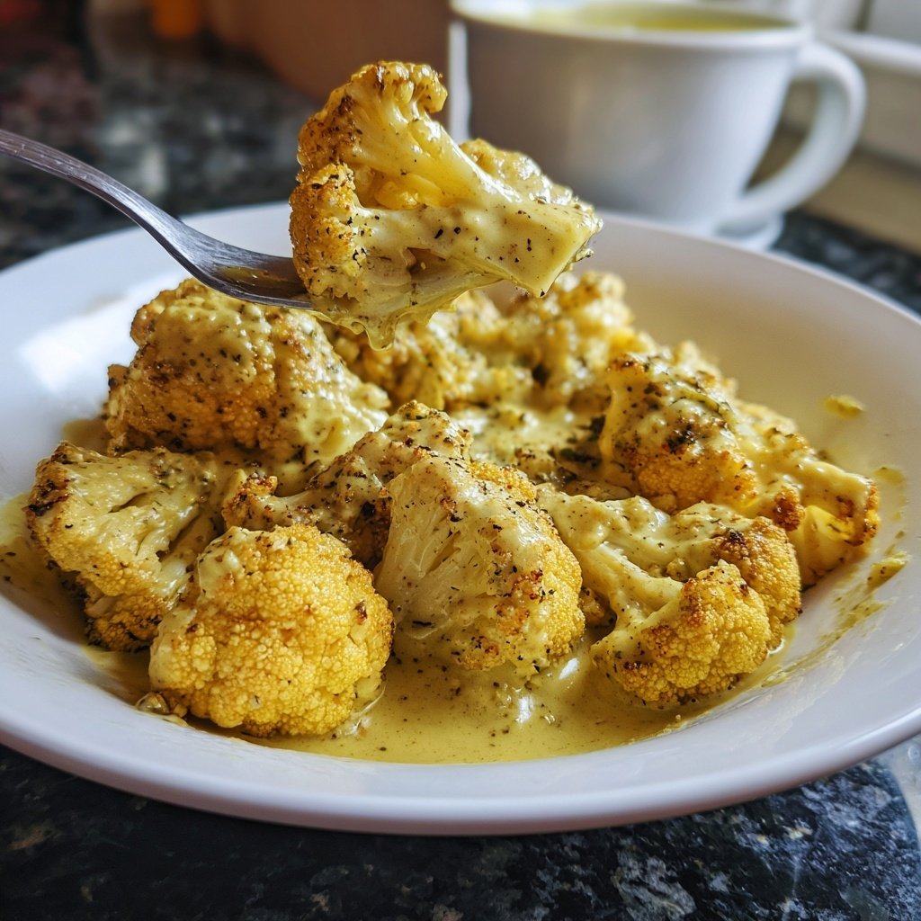 Blumenkohl mit Senfsauce