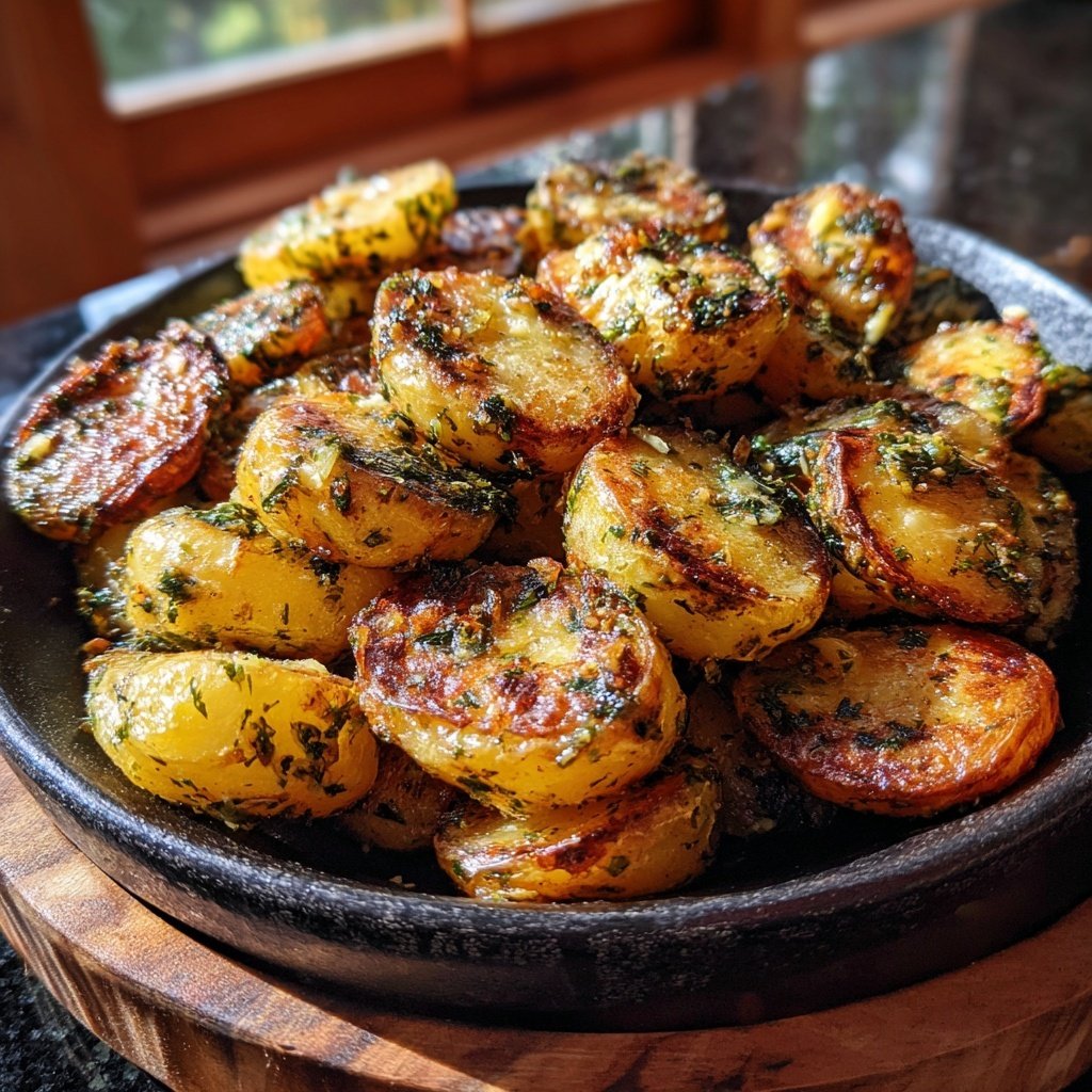Knusprige Grillkartoffeln Mit Kräuterbutter